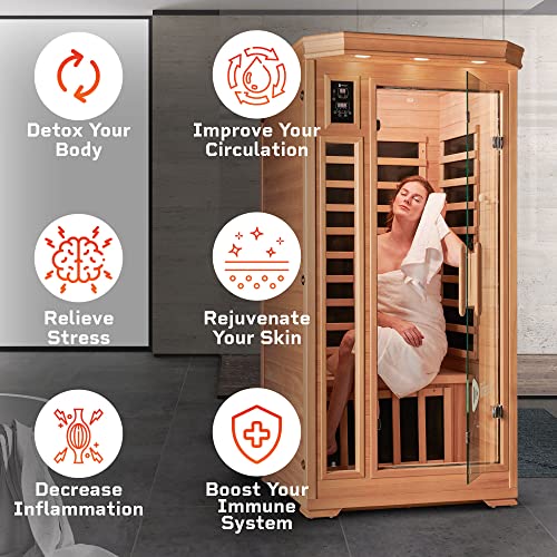 Unlock The Secrets of Detoxification with LifePro 1 Person Far Infrared Sauna 1