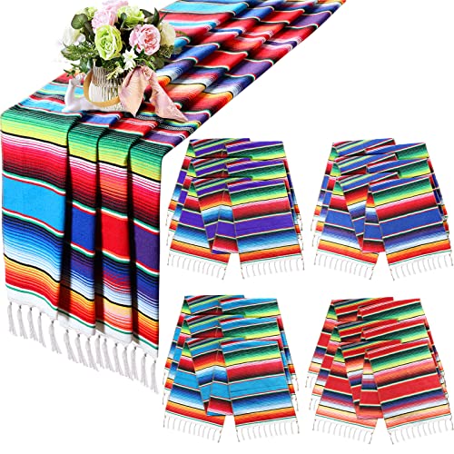 Mexican Serape Table Runner Tablecloth