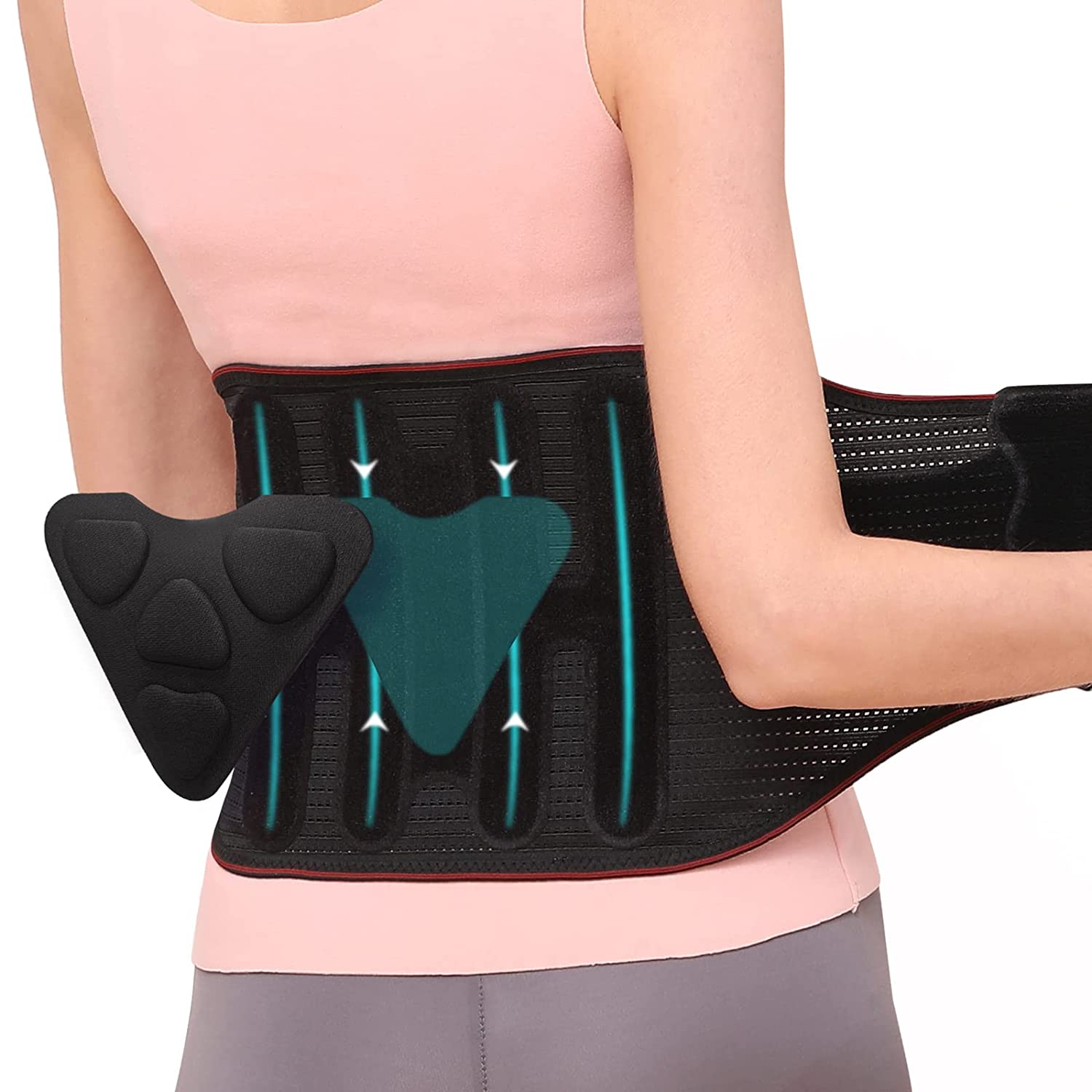 Hameison Back Brace Lumbar Support For Lower Back Pain